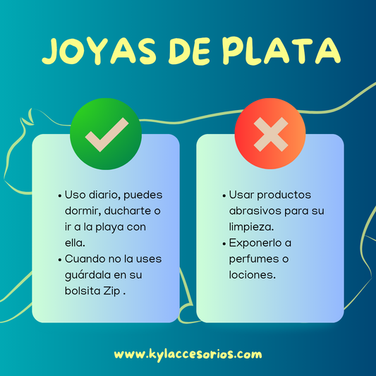 Cuidados para las joyas de plata