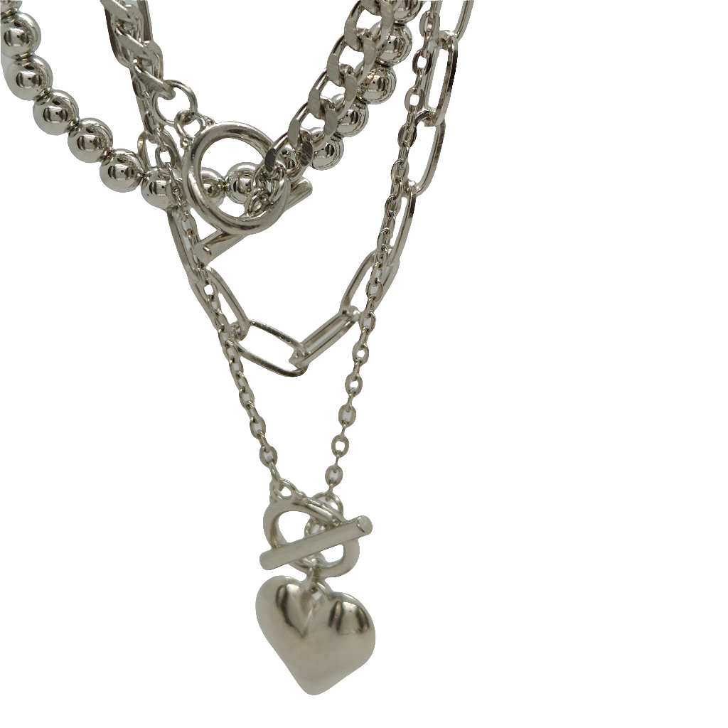 Collar Paz plateado