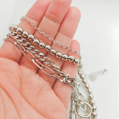 Collar Paz plateado