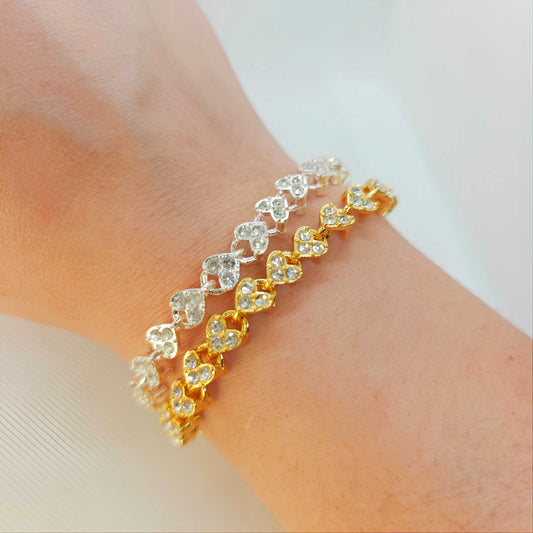 Pulsera Corazones