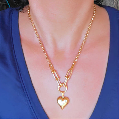 Colgante Corazón doble