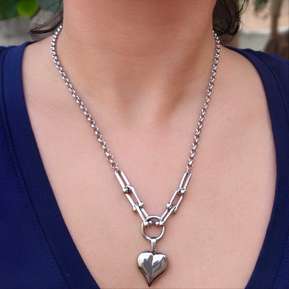 Colgante Corazón doble