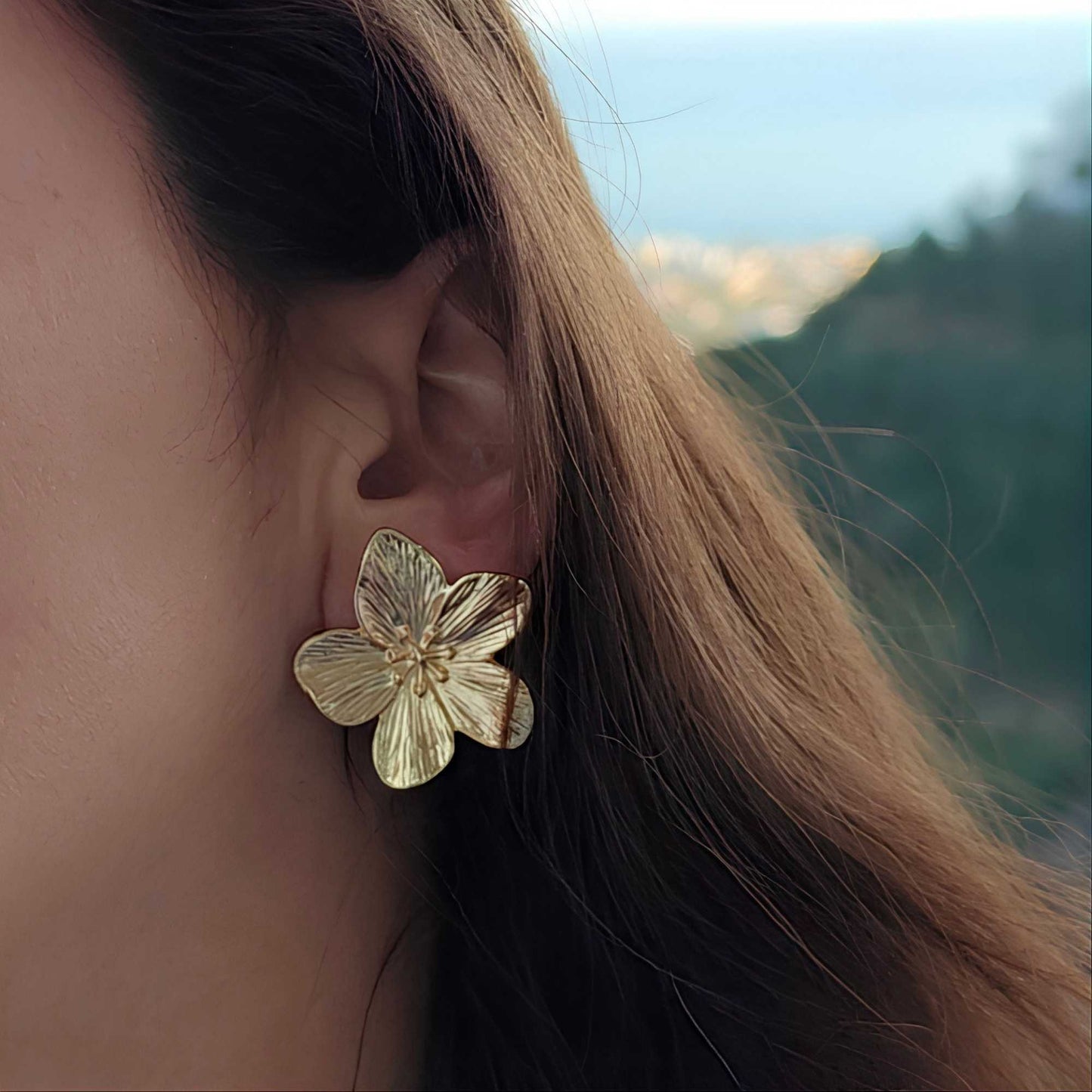 Pendientes Flor